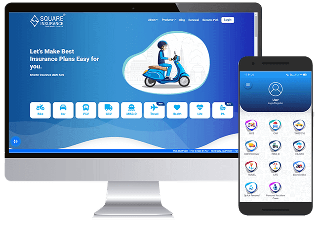 Square Insurance App and web portal have a number of advantages.
